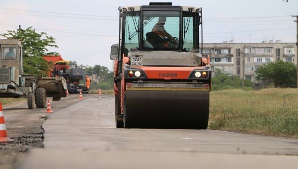 Ремонт дороги в Севастополе