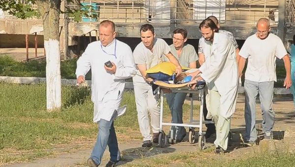 Видео транспортировки санавиацией сбитого под Феодосией школьника