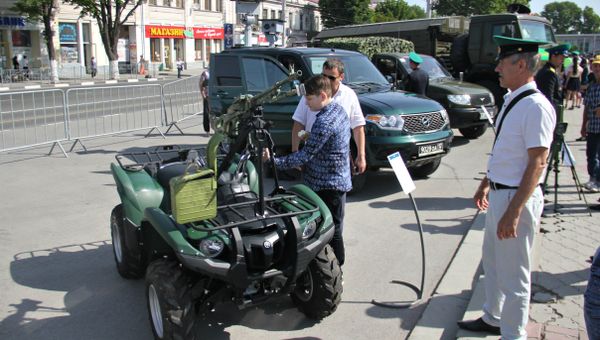 Праздничное мероприятие в Симферополе, посвященное Дню пограничника и 100-летию пограничной службы РФ