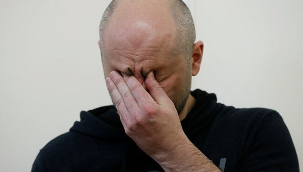 Брифинг СБУ с участием российского журналиста Аркадия Бабченко в Киеве. 30 мая 2018