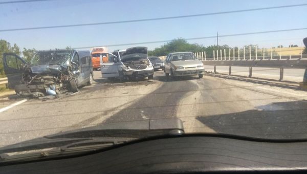 ДТП на трассе Джанкой-Симферополь возле села Первомайское Симферопольского района