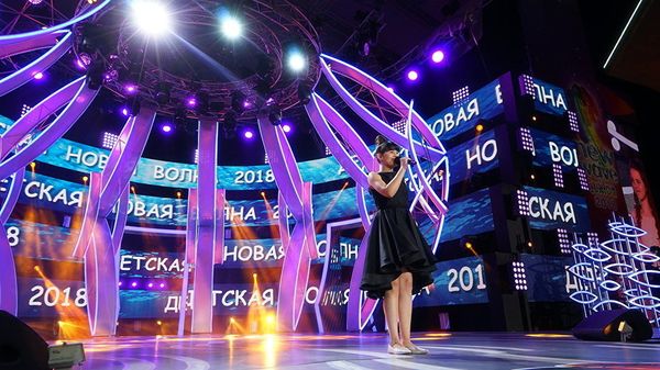 Победительница в номинации Приз зрительских симпатий конкурса Детская Новая волна-2018 Диана Анкудинова