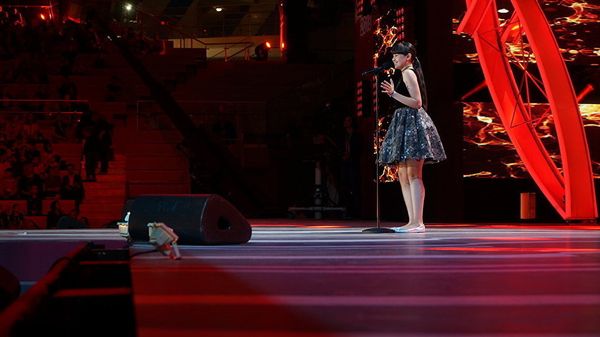 Победительница в номинации Приз зрительских симпатий конкурса Детская Новая волна-2018 Диана Анкудинова