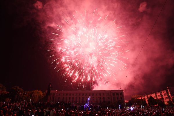 Фейерверк в честь 234-летия Симферополя