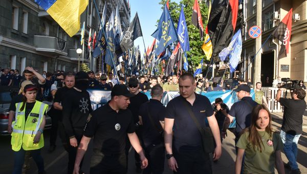 Марш националистов в Одессе Марш националистов в Одессе