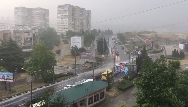 Непогода в Севастополе. 17 июня 2018