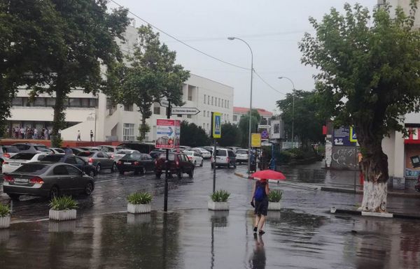 Непогода в Симферополе. 17 июня 2018