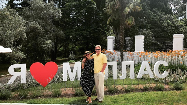 Татьяна Навка и Дмитрий Песков в Крыму
