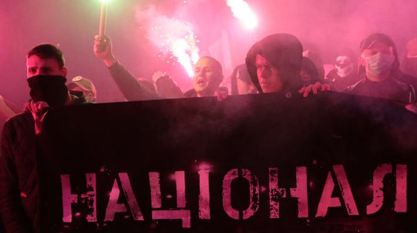 Акции националистов на Украине Акции националистов на Украине
