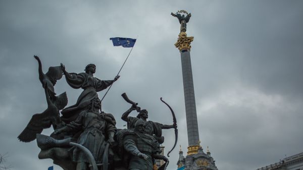 Акция в поддержку евроинтеграции Украины на площади Независимости в Киеве
