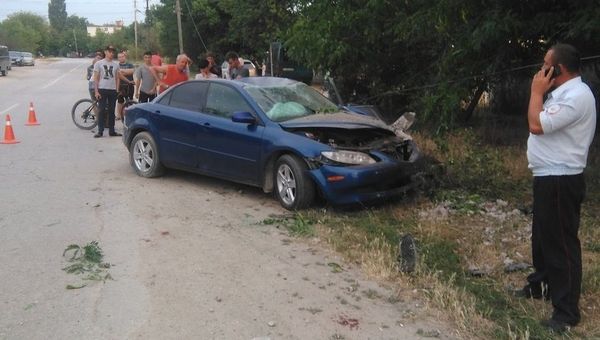 ДТП с участием автомобиля Mazda 6 в Белогорске