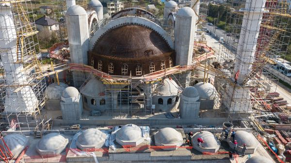 Строительство Соборной мечети в Симферополе