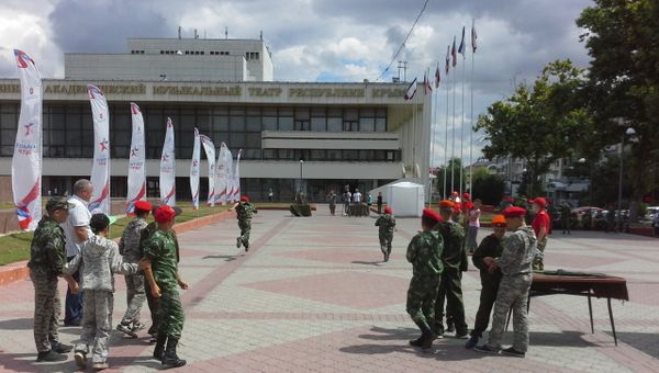 Военно-патриотические старты в рамках празднования Дня молодежи
