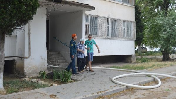 Пожар в многоэтажном доме в Севастополе. 30 июня 2018
