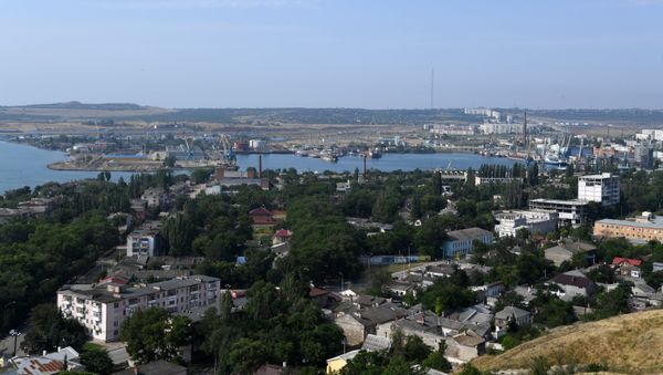 Вид на Керчь