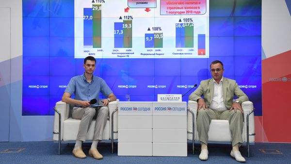 Пресс-конференция руководителя Управления Федеральной налоговой службы по Республике Крым Романа Наздрачева