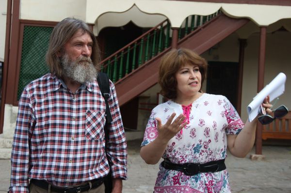 Российский путешественник и исследователь Федор Конюхов в Ханском дворце