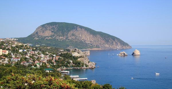 Вид на поселок Гурзуф