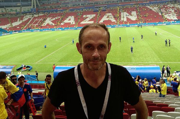 Джастин Уоллей на стадионе Казань Арена