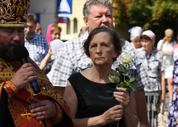 Крестный ход в Симферополе, приуроченный к 100-летию гибели царской семьи