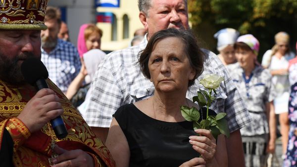 Крестный ход в Симферополе, приуроченный к 100-летию гибели царской семьи
