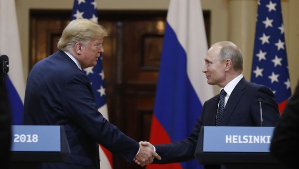 Встреча президента РФ Владимира Путина и президента США Дональда Трампа в Хельсинки