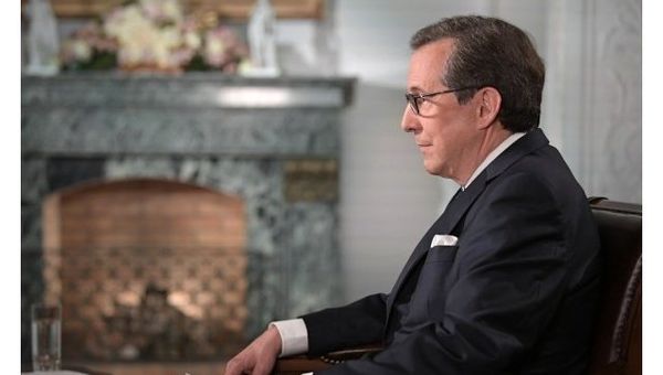 Ведущий телеканала Fox News Крис Уоллес во время интервью в Хельсинки президента РФ Владимира Путина