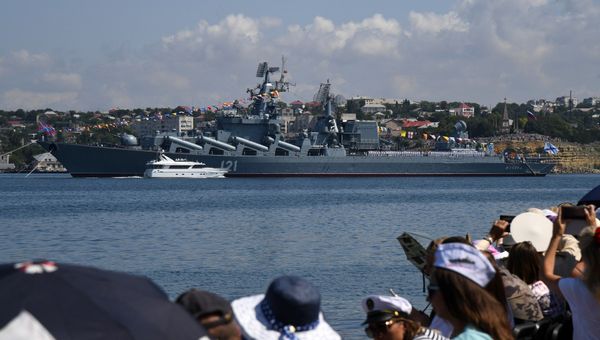 Празднование Дня ВМФ России в Севастополе
