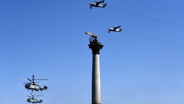 Празднование Дня ВМФ России в Севастополе