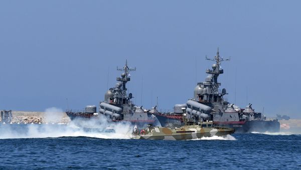 Празднование Дня ВМФ России в Севастополе
