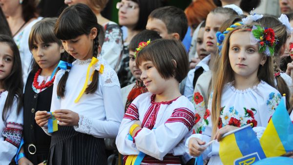 Школьники на Украине