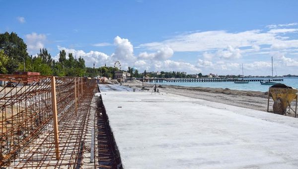 Реконструкция набережной им. В. Терешковой в Евпатории