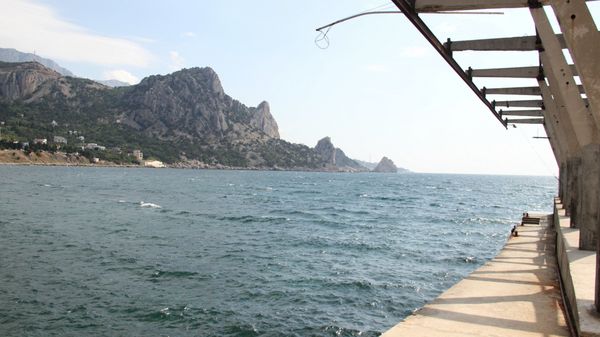 Поселок Кацивели на Южном берегу Крыма