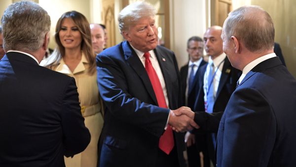 Встреча президента РФ Владимира Путина и президента США Дональда Трампа в Хельсинки Встреча президента РФ Владимира Путина и президента США Дональда Трампа в Хельсинки