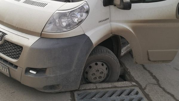 Открытая ливневка в Симферополе