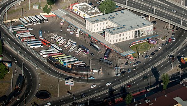 Центральный автовокзал в Киеве. Архивное фото