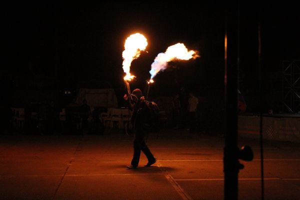 Третий международный фестиваль огненных театров Крым Fire Fest в Коктебеле