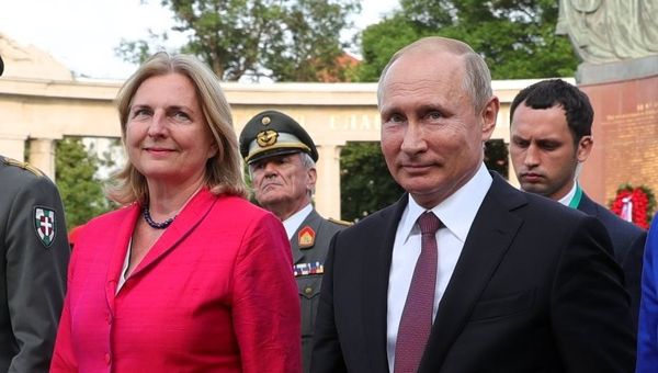 Рабочий визит президента РФ В. Путина в Австрию