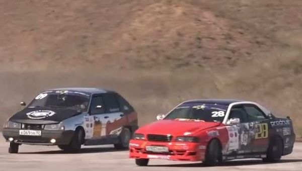 Видео с соревнований по дрифту Drift Battle Series в Крыму