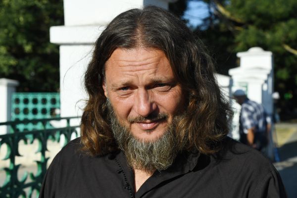 Крымчанин Энвер Чакалов на праздновании Курбан-байрама в Евпатории. 21.08.2018 г.