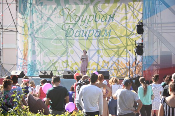 Празднование Курбан-байрама в Симферополе