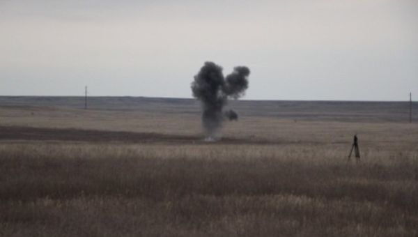 Обезвреживание снарядов в Крыму
