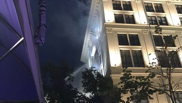 Пожар в здании Центробанка