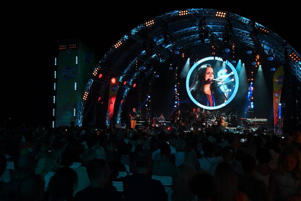 Открытие Koktebel Jazz Party-2018. Индийский музыкальный коллектив Rajeev Raja Combine