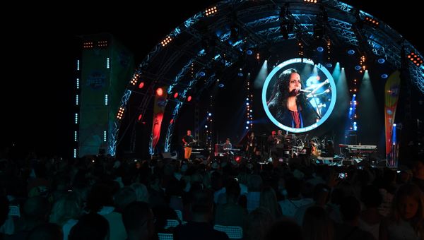 Открытие Koktebel Jazz Party-2018. Индийский музыкальный коллектив Rajeev Raja Combine
