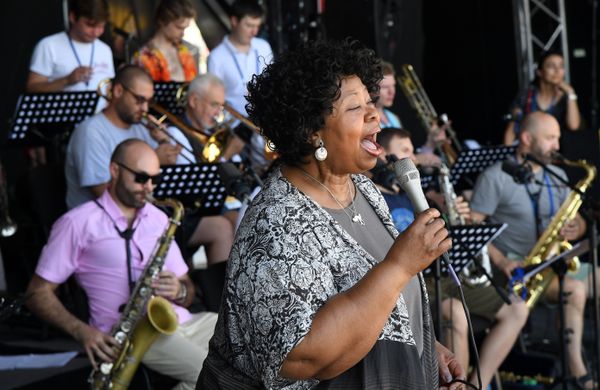 Репетиция джазовой вокалистки из США Деборы Браун на фестивале Koktebel Jazz Party-2018