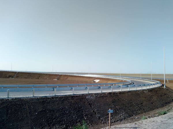  На трассе Таврида установлены первые километры барьерного ограждения