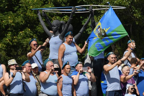 Празднование Дня ВДВ в Симферополе. 2 августа 2018