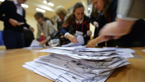 Подсчет голосов на выборах в Единый день голосования Подсчет голосов на выборах в Единый день голосования