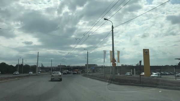 В Симферополе открыли движение по путепроводу над Евпаторийским шоссе